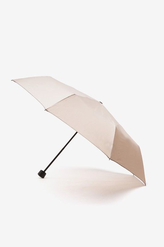 Sombrilla plegable beig