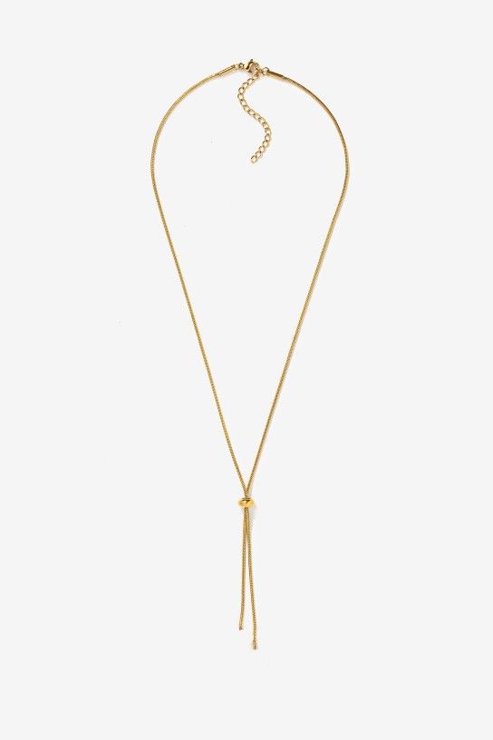 Colgante dorado con perla