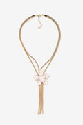 Colgante flor blanca