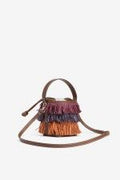 Bolso bombonera flecos