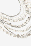 Colgante perlas