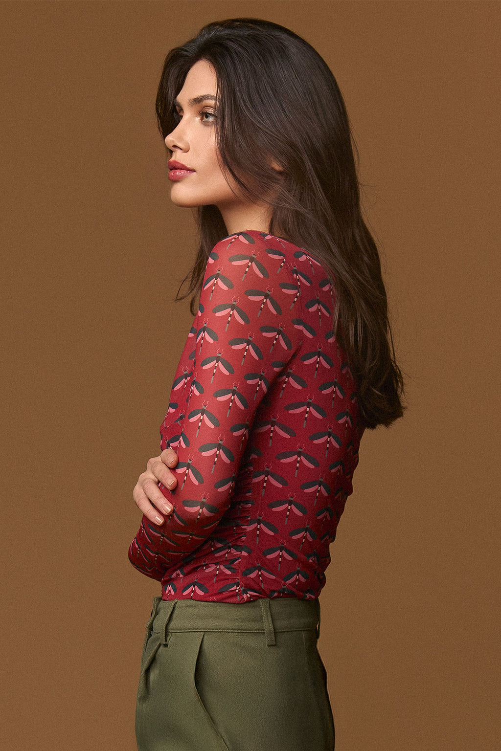 Red Dragonfly Top