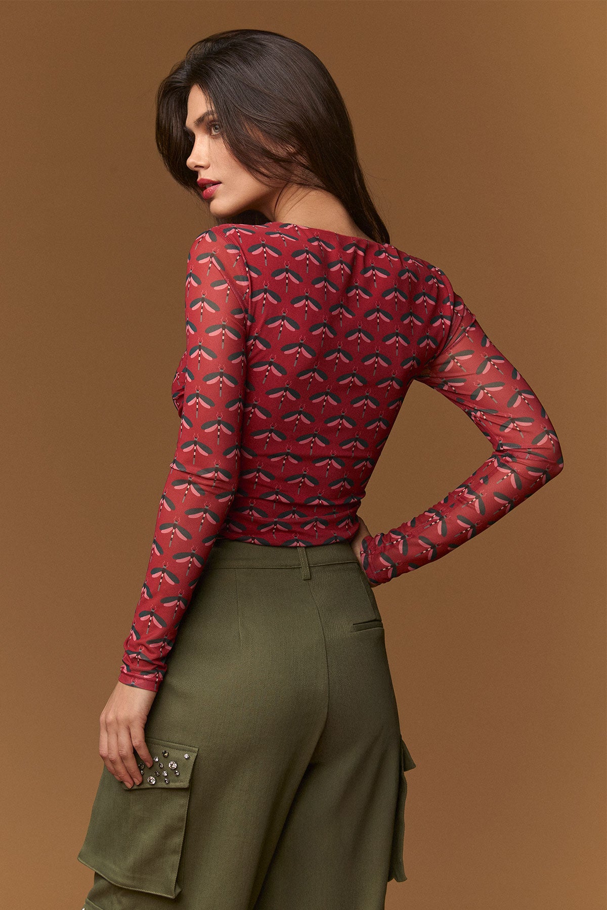 Red Dragonfly Top
