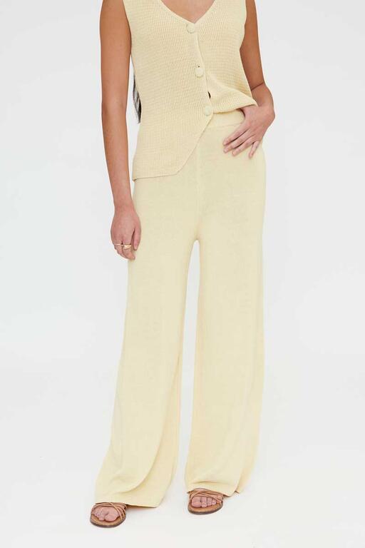 Pantalón punto amarillo
