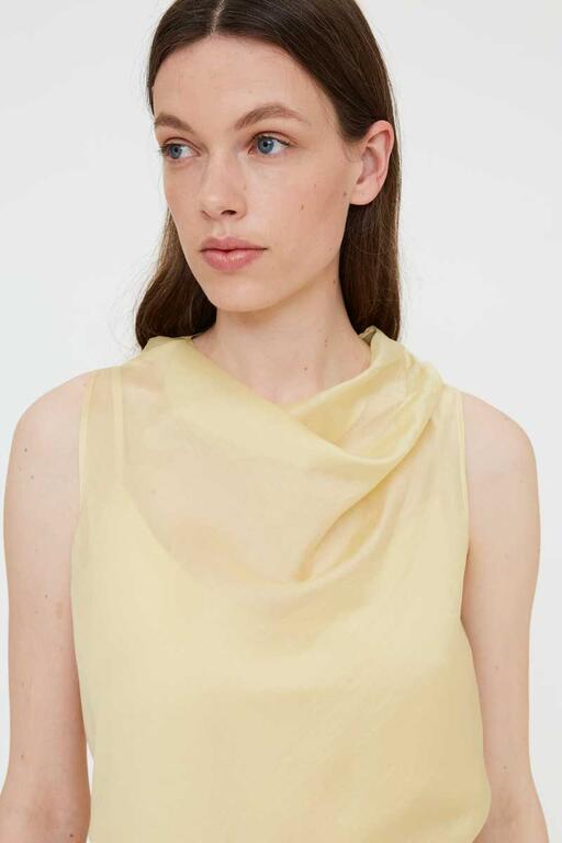 Top Fluido amarillo