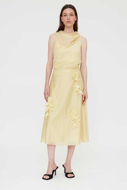 Top Fluido amarillo