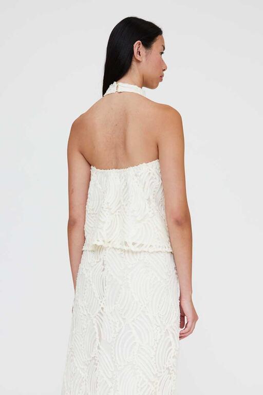 Top Halter Blanco