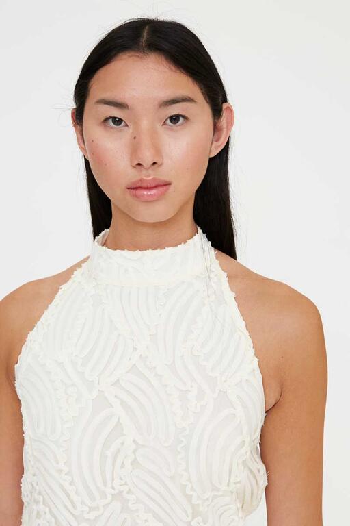 Top Halter Blanco