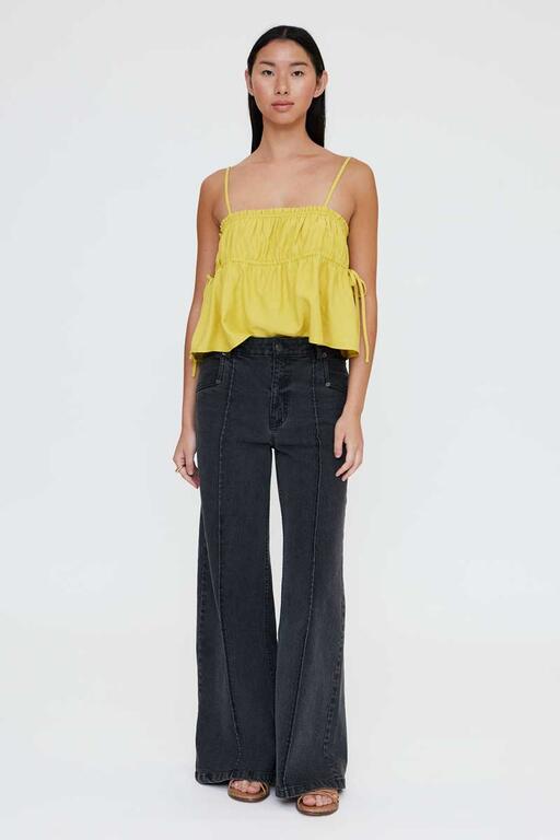 Pantalón vaquero wide leg