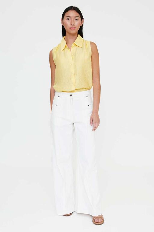 Pantalón vaquero wide leg