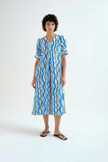 Vestido midi con estampado Sea and Mountain
