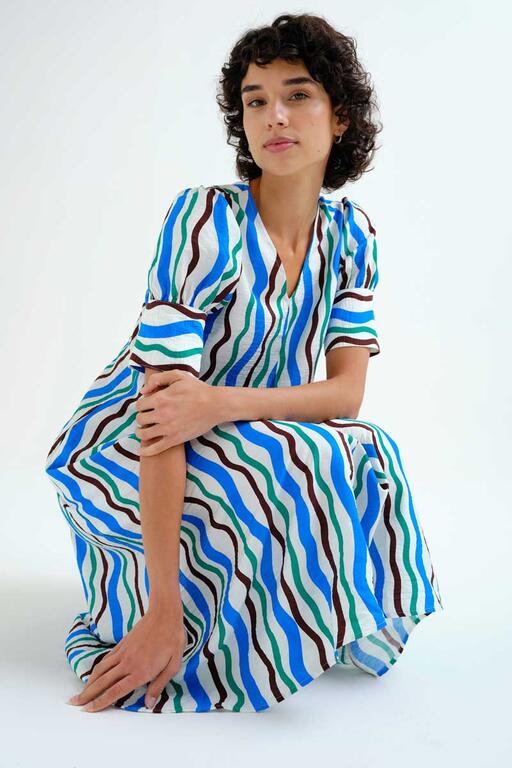 Vestido midi con estampado Sea and Mountain