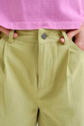 Short verde 100% algodón
