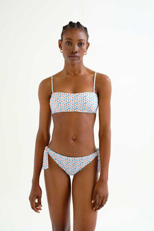 Top Bikini Recto estampado