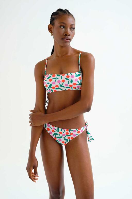 Top Bikini Recto estampado