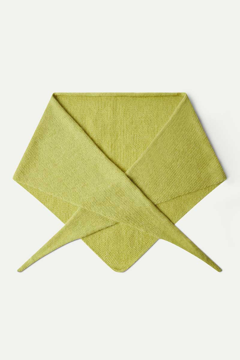 Bandana triangular verde