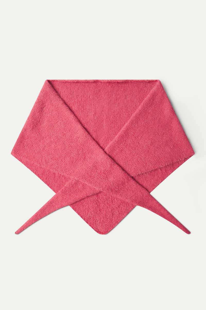 Bandana triangular rosa