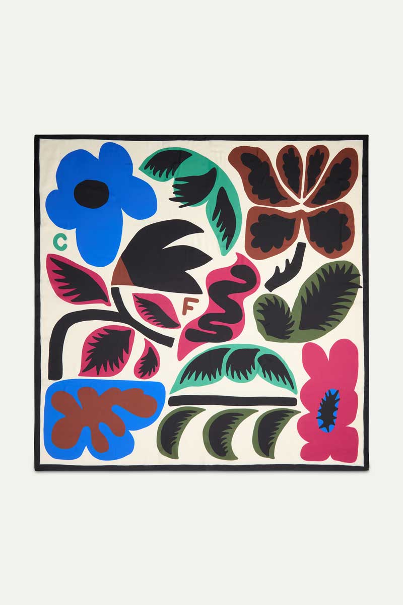 Pañuelo con estampado Neo  Garden