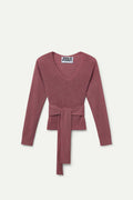 Jersey rosa con lazada