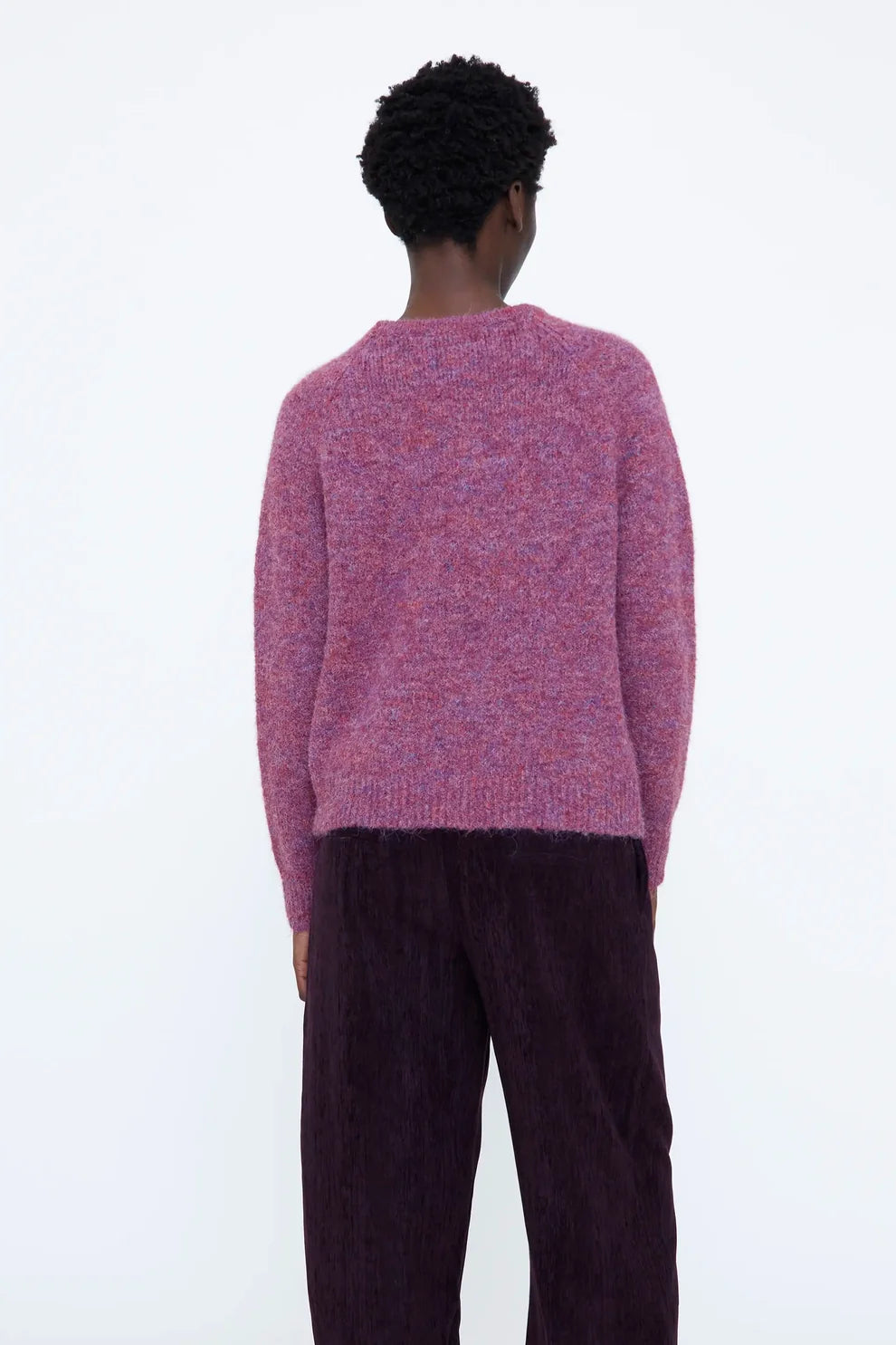 Jersey Mezcla Lana Fucsia
