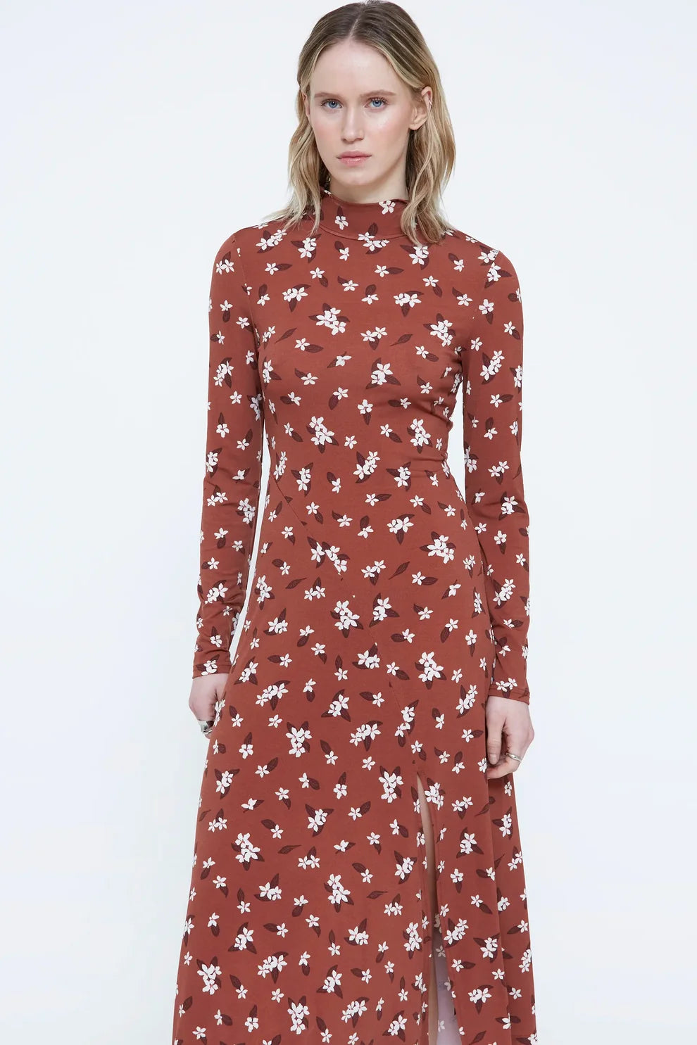 Vestido largo con estampado  Almond Flower