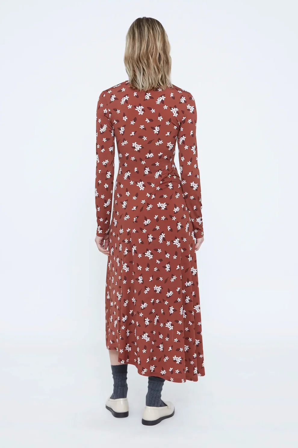 Vestido largo con estampado  Almond Flower