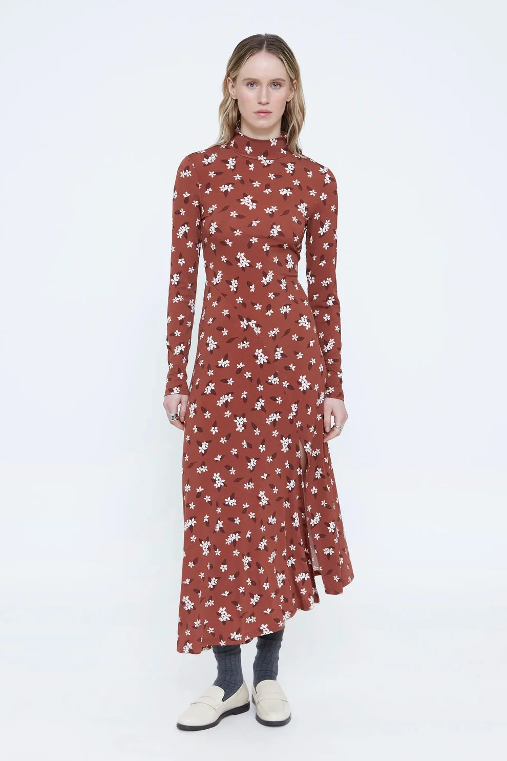 Vestido largo con estampado  Almond Flower