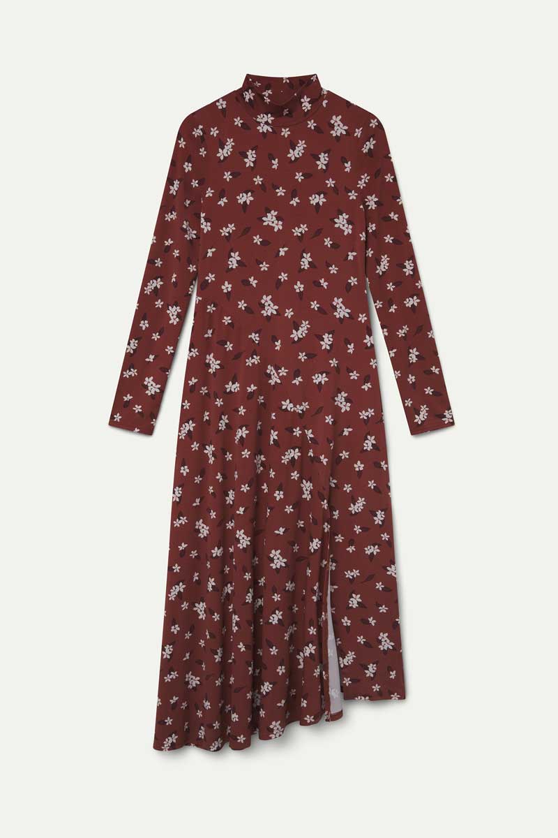 Vestido largo con estampado  Almond Flower