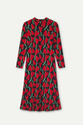 Vestido flores corazones