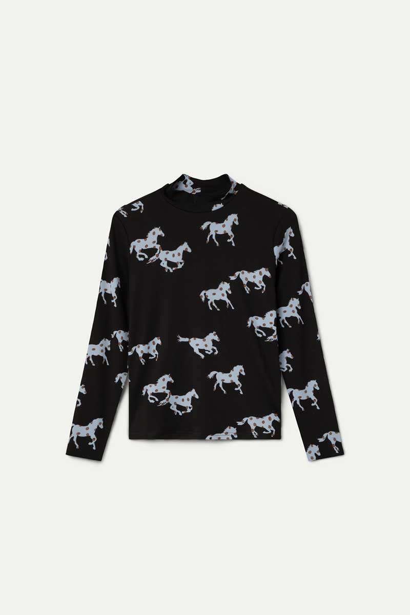 Camiseta con estampado Horse