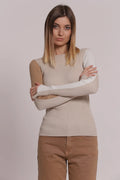 JERSEY CON ESCOTE Y MANGAS BICOLOR