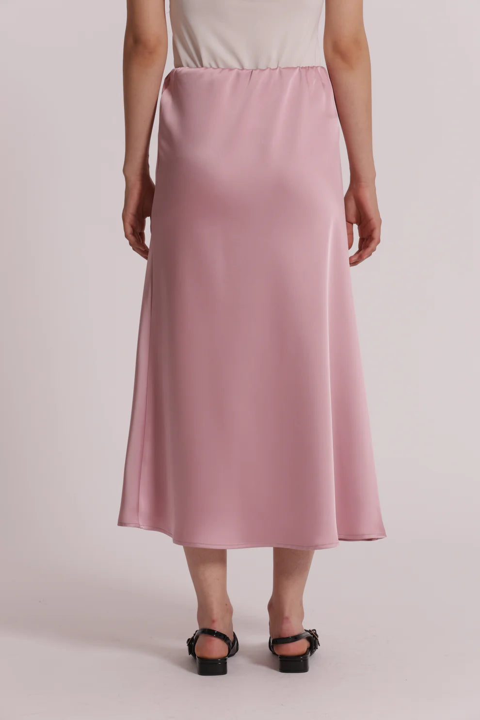 Falda Midi Cintura Elástica