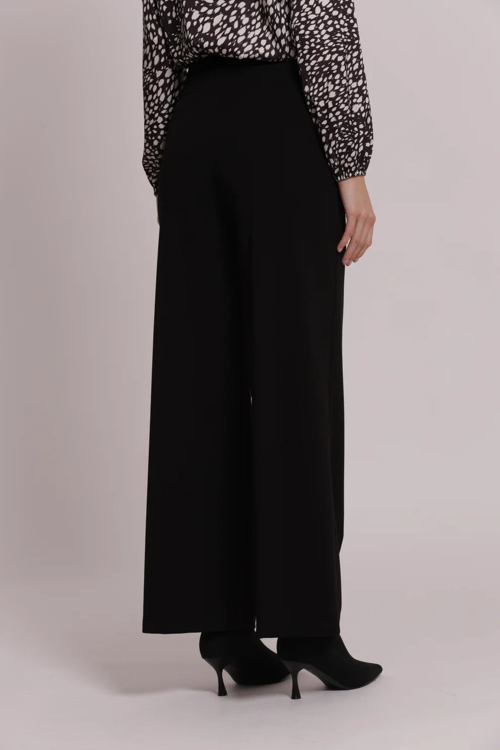 Pantalón palazzo crepe
