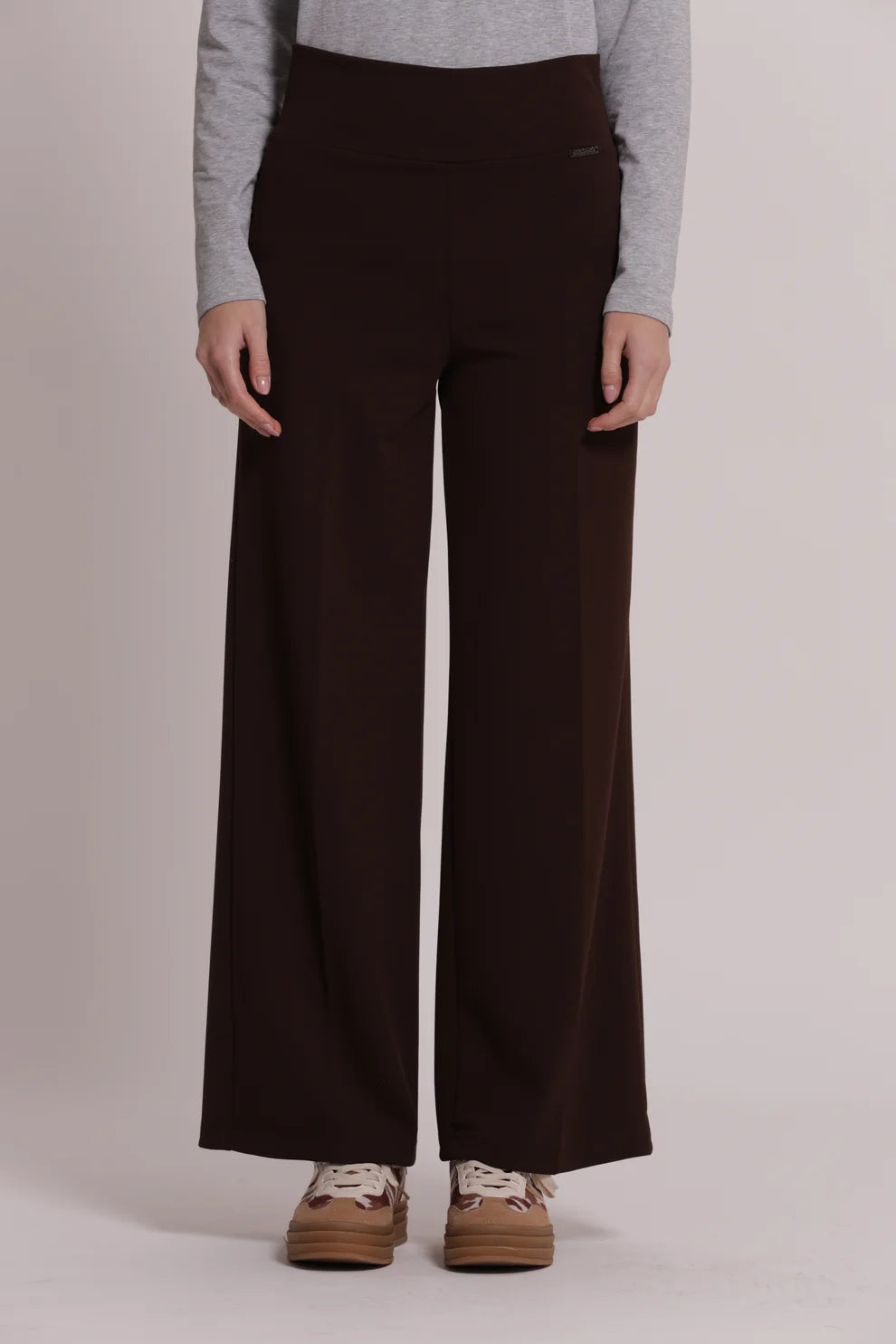 Pantalón palazzo crepe
