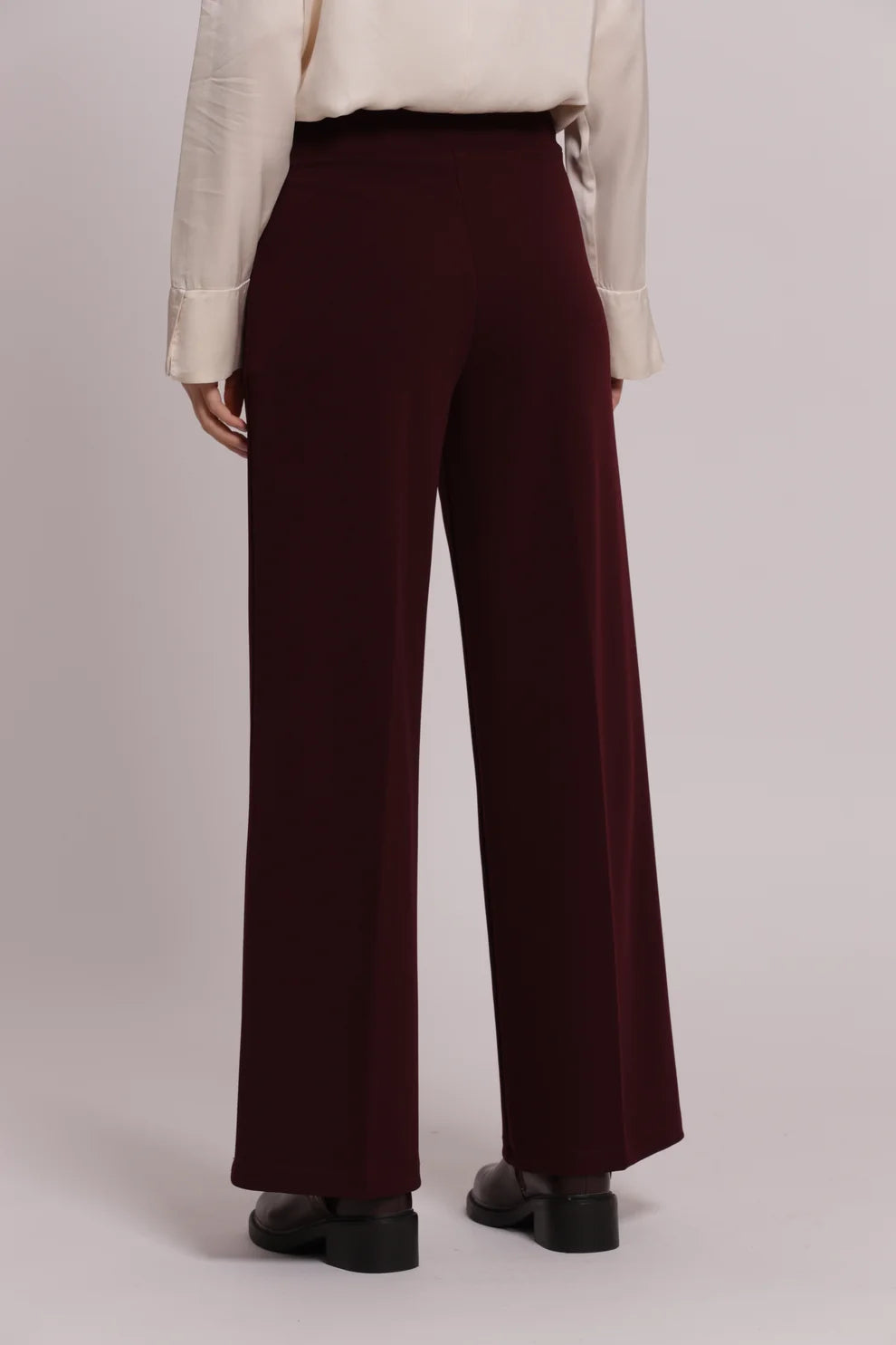 Pantalón palazzo crepe