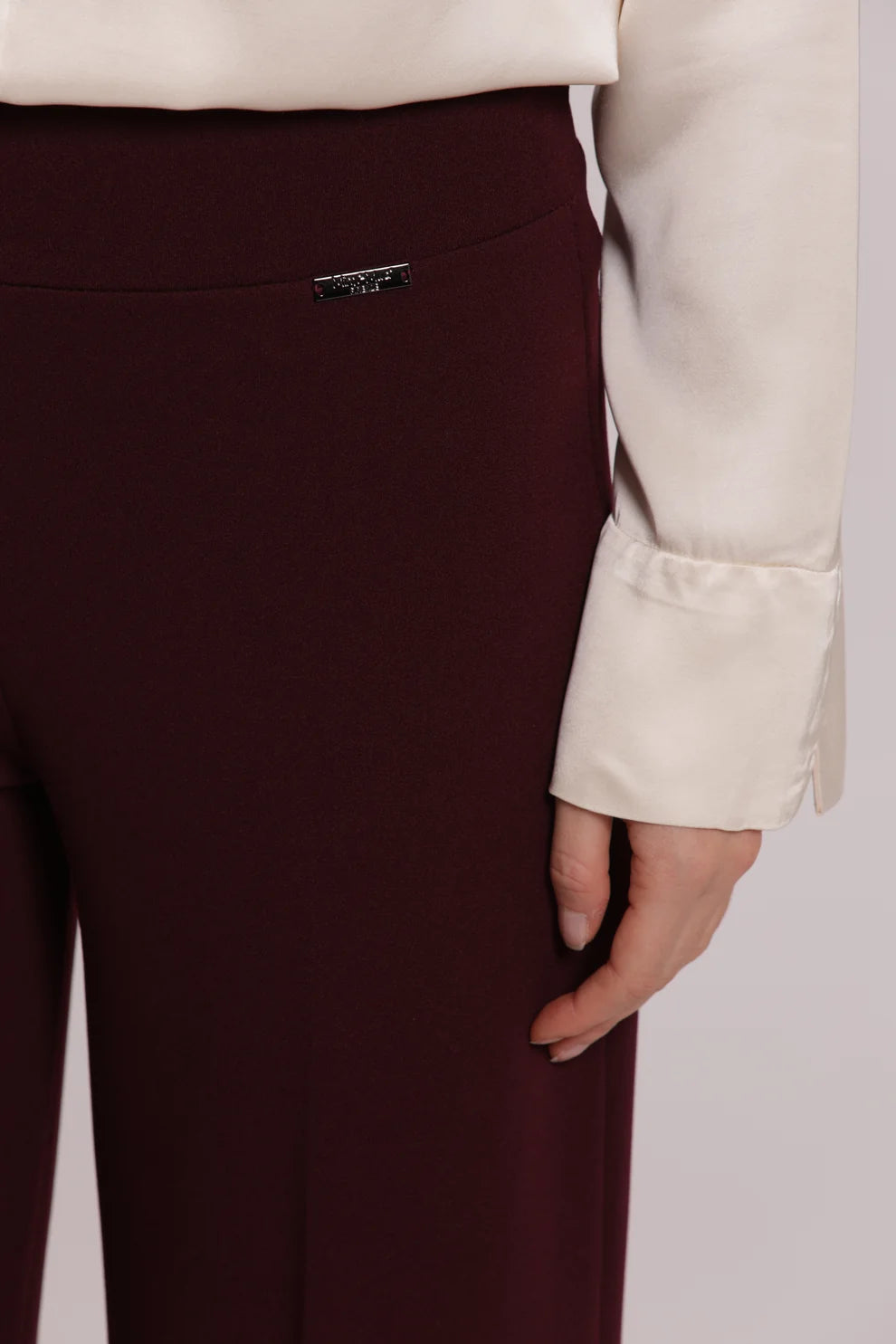 Pantalón palazzo crepe